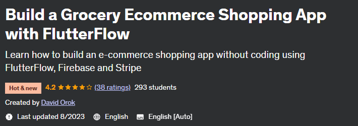 Build a Grocery Ecommerce Shopping App with FlutterFlow