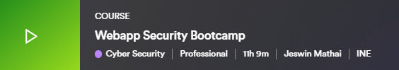 Webapp Security Bootcamp