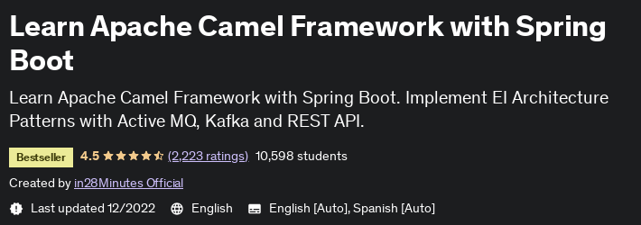 Learn Apache Camel Framework with Spring Boot