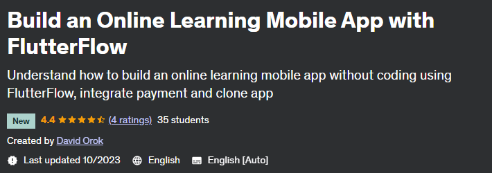 Build an Online Learning Mobile App with FlutterFlow