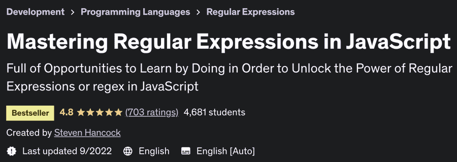 Mastering Regular Expressions in JavaScript