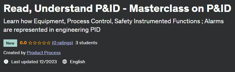 Read Understand P&ID - Masterclass on P&ID