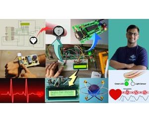 Biomedical Project_ Heart Beat Monitor using 8051 Controller