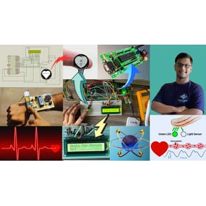 Biomedical Project_ Heart Beat Monitor using 8051 Controller