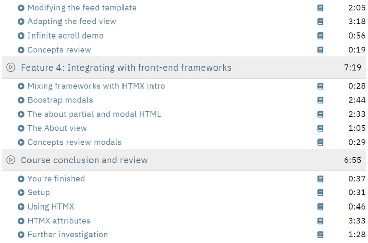 HTMX + Django: Modern Python Web Apps, Hold the JavaScript Course