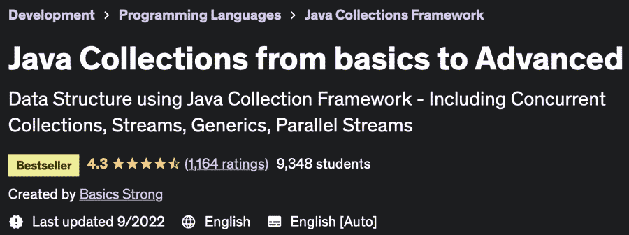 Java Collections from basics to advanced