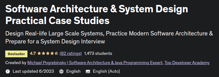 Software Architecture & System Design Practical Case Studies