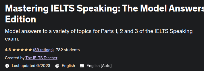 Mastering IELTS Speaking: The Model Answers Edition