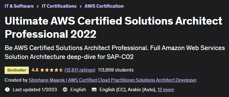 Ultimate AWS Certified Solutions Architect Professional