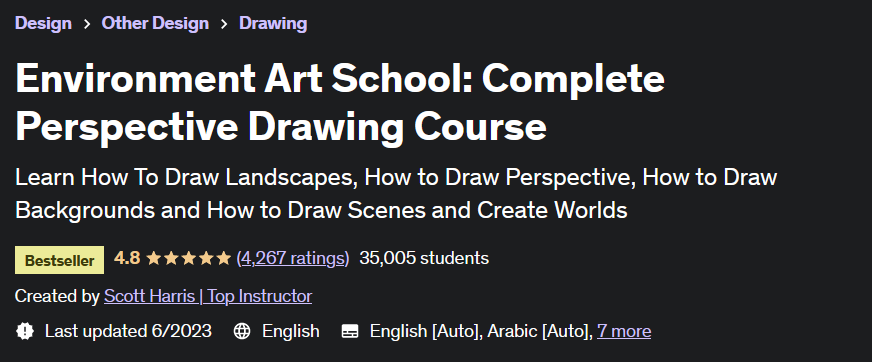 Environment Art School: Complete Perspective Drawing Course