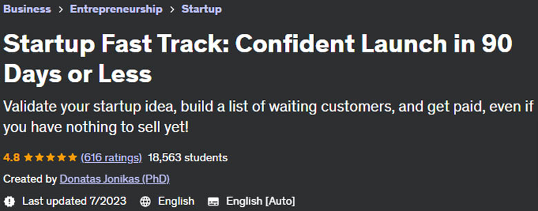 Startup Fast Track: Confident Launch in 90 Days or Less