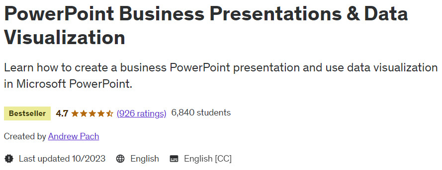 PowerPoint Business Presentations & Data Visualization