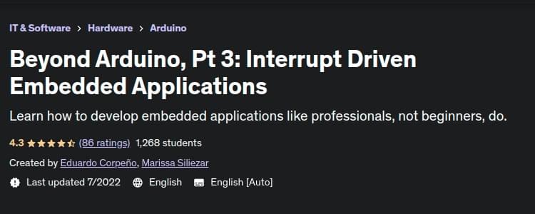 Beyond Arduino, Pt 3: Interrupt Driven Embedded Applications