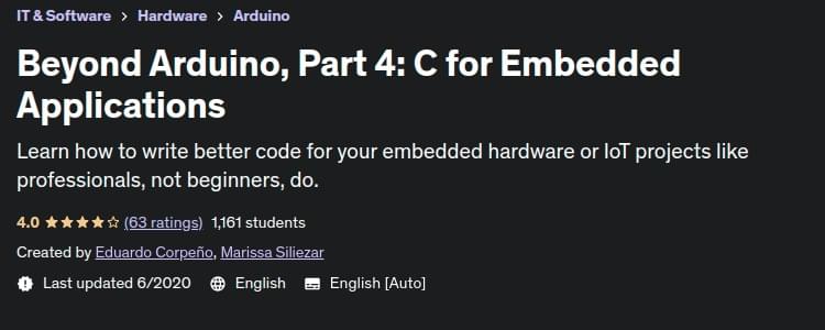 Beyond Arduino, Part 4: C for Embedded Applications