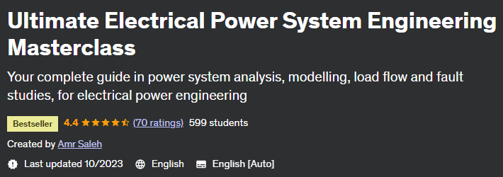 Ultimate Electrical Power System Engineering Masterclass