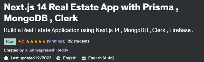 Next.js 14 Real Estate App with Prisma, MongoDB, Clerk