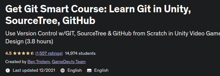 Get Git Smart Course: Learn Git in Unity, SourceTree, GitHub