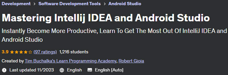 Mastering Intellij IDEA and Android Studio 