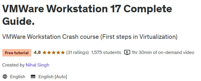 VMware Workstation 17 Complete Guide