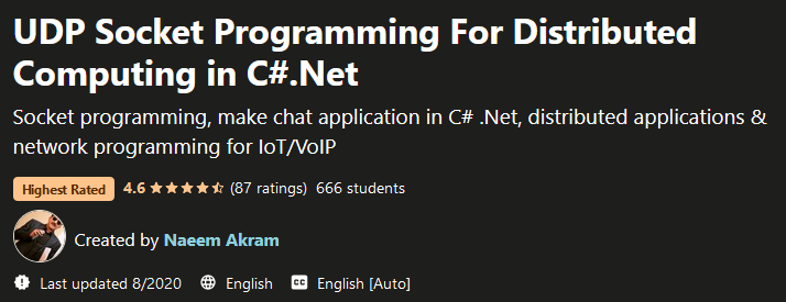 UDP Socket Programming For Distributed Computing in C#.Net