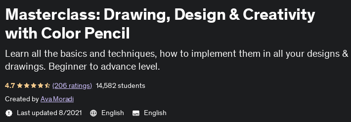 Masterclass: Drawing, Design & Creativity with Color Pencil