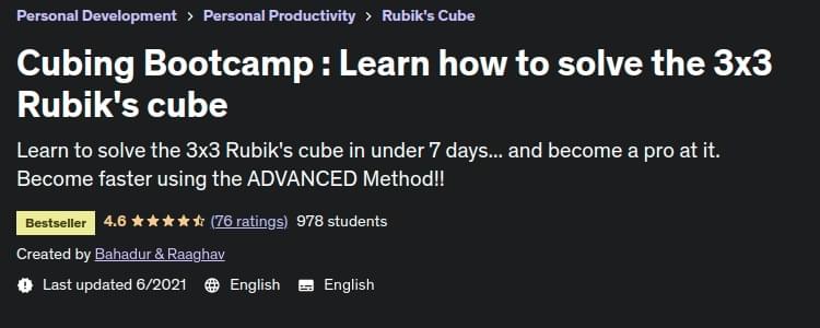 Cubing Bootcamp: Learn how to solve the 3x3 Rubik's cube