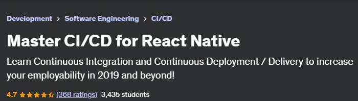 Master CI_CD for React Native