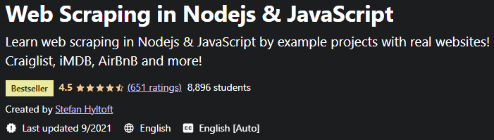 Web Scraping in Nodejs & JavaScript