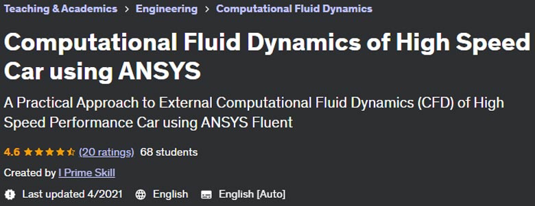 Computational Fluid Dynamics of High Speed ​​Car using ANSYS 