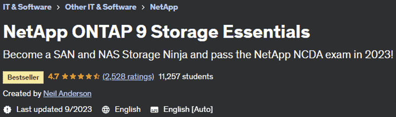 NetApp ONTAP 9 Storage Essentials