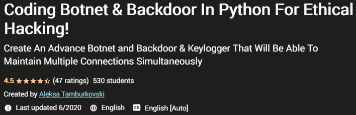 Coding Botnet & Backdoor In Python For Ethical Hacking