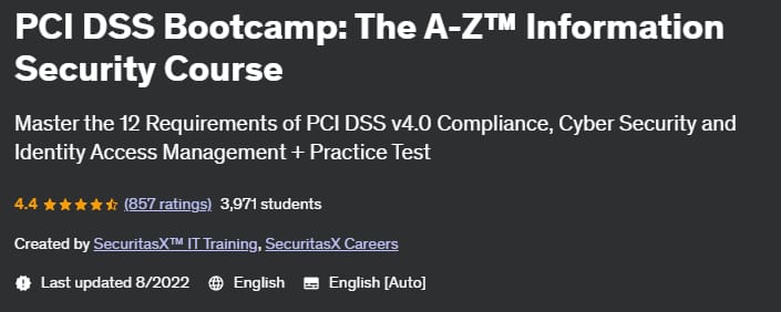 PCI DSS Bootcamp_ The AZ Information Security Course