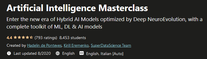 Artificial Intelligence Masterclass