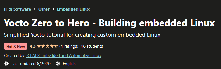 Yocto Zero to Hero - Building embedded Linux Content