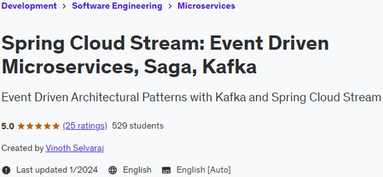 Spring Cloud Stream: Event Driven Microservices, Saga, Kafka