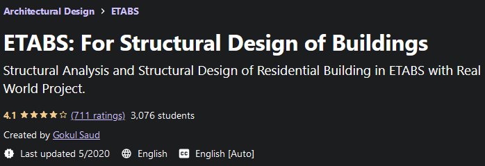 ETABS: For Structural Design of Buildings