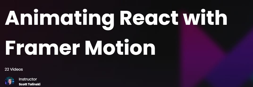 Animating React with Framer Motion