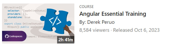 Angular Essential Training