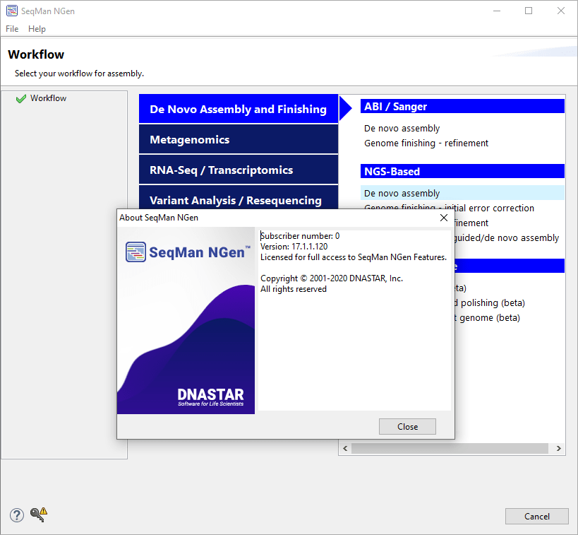 Lasergene screen8