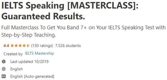 IELTS Speaking MASTERCLASS Guaranteed Results