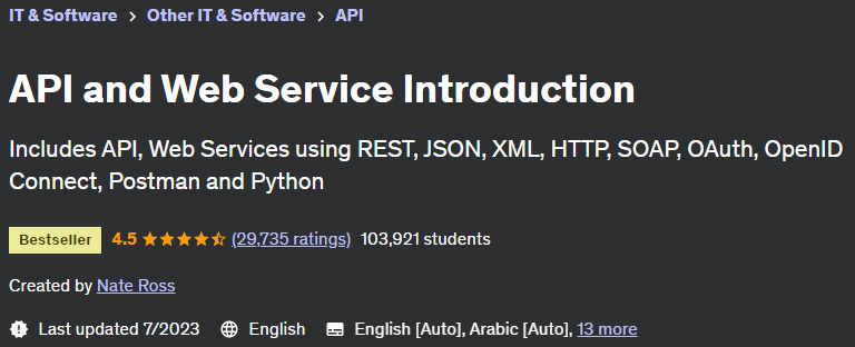 API and Web Service Introduction