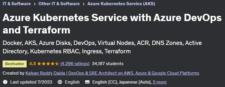 Azure Kubernetes Service with Azure DevOps and Terraform
