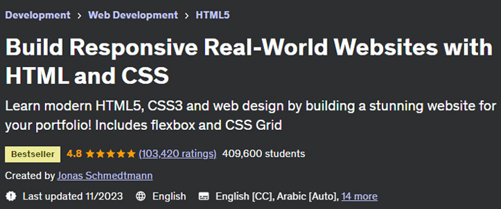 Build Responsive Real-World Websites with HTML and CSS