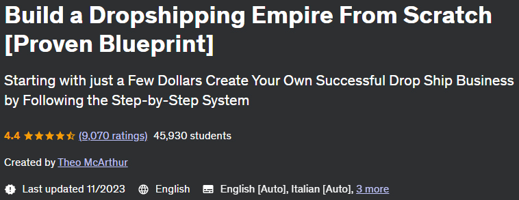 Build a Dropshipping Empire From Scratch (Proven Blueprint)