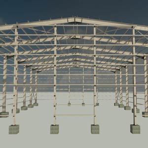 Revit 2022: Complete Steel Structure "Warehouse" Modeling