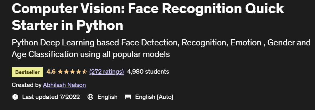 Computer Vision Face Recognition Quick Starter in Python