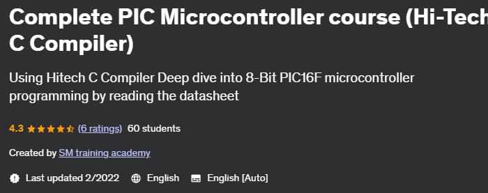 Complete PIC Microcontroller course (Hi-Tech C Compiler)