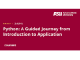 Download Coursera - Python: A Guided Journey from Introduction to Application Specialization 2023-10