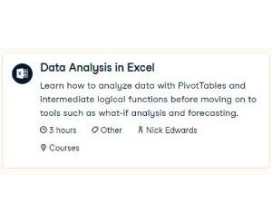 Data Analysis in Excel