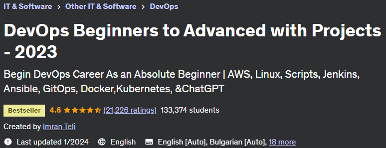 DevOps Beginners to Advanced with Projects